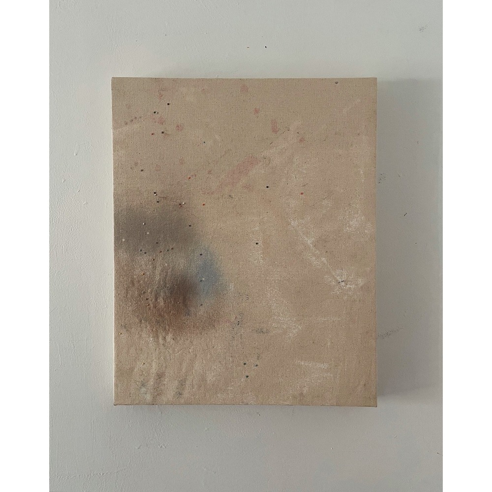 O God Touched Me On The Shoulder Original Mixed Media Canvas Painting 16x20 Art‎